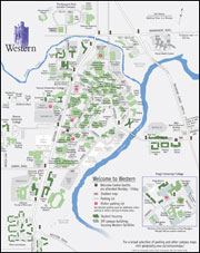 thumbnail of Western and affiliates campus map